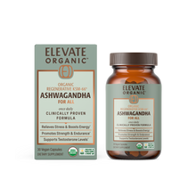 Load image into Gallery viewer, Elevate Organic - Ashwagandha Capsules - 30 Servings