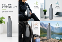 Load image into Gallery viewer, Gray MaxLiving Water Bottle