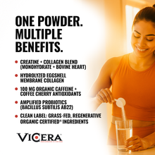 Load image into Gallery viewer, ViCera - CREATINE X COLLAGEN X CAFFEINE | RASPBERRY LEMONADE