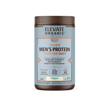 Load image into Gallery viewer, Elevate Organic - Organic Men's Protein Grassfed Whey Powder - 18 Servings