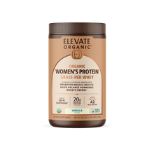 Load image into Gallery viewer, Elevate Organic - Organic Women's Protein Grassfed Whey Powder - 18 Servings